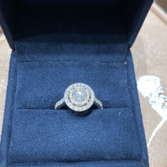 Enchanted Disney Belle 1/2 CT. T.W. Diamond Scallop Frame  Enchanted Disney Collection. Wedding Ring